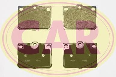 CAR PNT461 - Brake Pad Set, disc brake autospares.lv