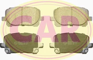 CAR PNT409 - Brake Pad Set, disc brake autospares.lv