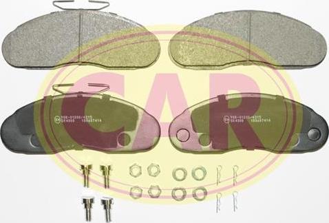 CAR PNT414 - Brake Pad Set, disc brake autospares.lv