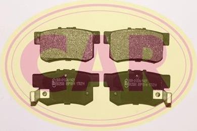 CAR PNT4101 - Brake Pad Set, disc brake autospares.lv