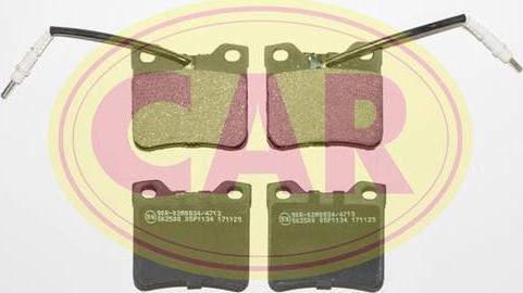 CAR PNT4311 - Brake Pad Set, disc brake autospares.lv