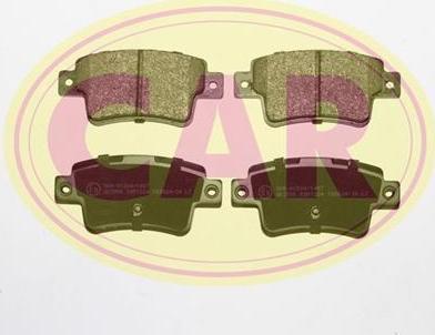 CAR PNT4221 - Brake Pad Set, disc brake autospares.lv