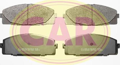 CAR PNT5951 - Brake Pad Set, disc brake autospares.lv