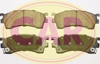 CAR PNT5401 - Brake Pad Set, disc brake autospares.lv