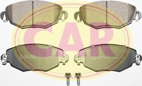 CAR PNT568 - Brake Pad Set, disc brake autospares.lv