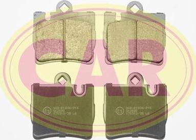 CAR PNT509 - Brake Pad Set, disc brake autospares.lv