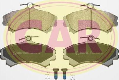 CAR PNT516 - Brake Pad Set, disc brake autospares.lv