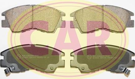 CAR PNT513 - Brake Pad Set, disc brake autospares.lv