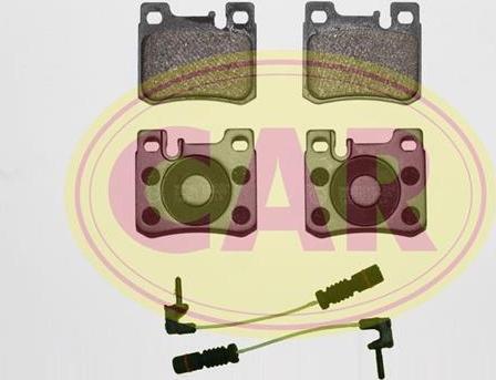 CAR PNT584A - Brake Pad Set, disc brake autospares.lv