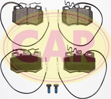 CAR PNT585 - Brake Pad Set, disc brake autospares.lv