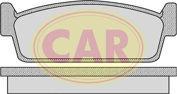 CAR PNT529 - Brake Pad Set, disc brake autospares.lv