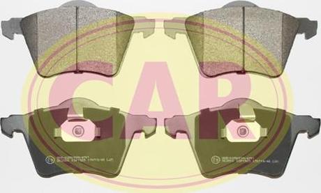 CAR PNT5251 - Brake Pad Set, disc brake autospares.lv