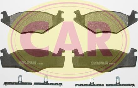 CAR PNT522 - Brake Pad Set, disc brake autospares.lv