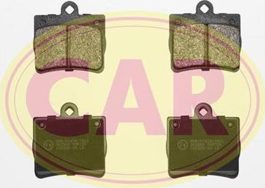 CAR PNT527 - Brake Pad Set, disc brake autospares.lv