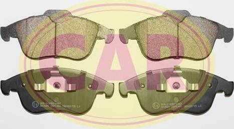 CAR PNT6641 - Brake Pad Set, disc brake autospares.lv