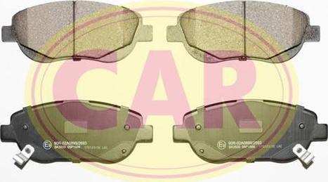 CAR PNT6651 - Brake Pad Set, disc brake autospares.lv