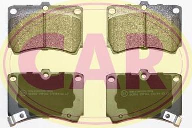 CAR PNT663 - Brake Pad Set, disc brake autospares.lv