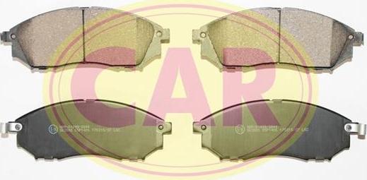 CAR PNT6041 - Brake Pad Set, disc brake autospares.lv