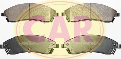 CAR PNT6071 - Brake Pad Set, disc brake autospares.lv