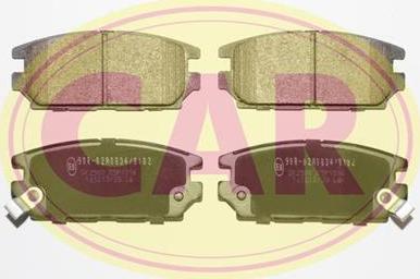 CAR PNT6101 - Brake Pad Set, disc brake autospares.lv