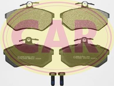 CAR PNT612 - Brake Pad Set, disc brake autospares.lv