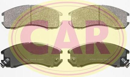 CAR PNT630 - Brake Pad Set, disc brake autospares.lv