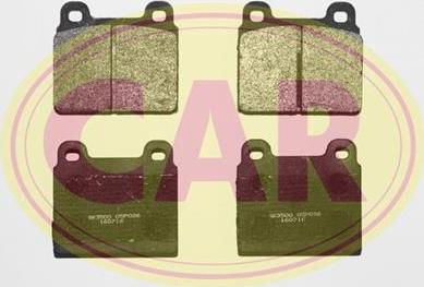 CAR PNT620 - Brake Pad Set, disc brake autospares.lv