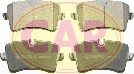 CAR PNT6281 - Brake Pad Set, disc brake autospares.lv