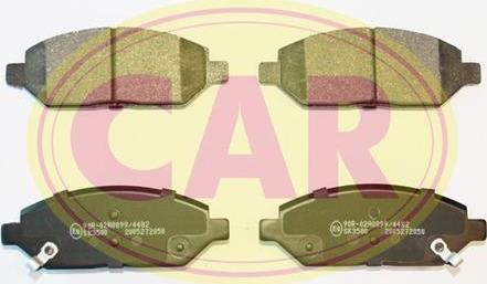 CAR PNT0502 - Brake Pad Set, disc brake autospares.lv