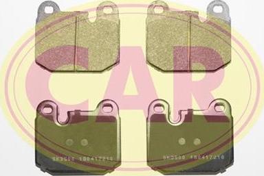 CAR PNT012 - Brake Pad Set, disc brake autospares.lv