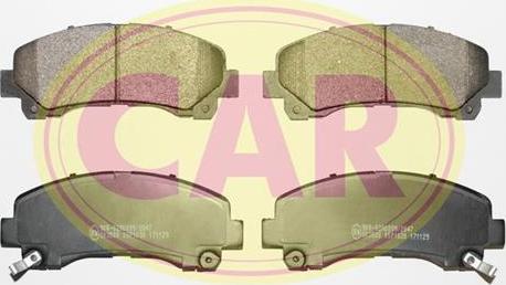 CAR PNT0361 - Brake Pad Set, disc brake autospares.lv