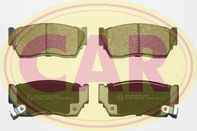 CAR PNT025 - Brake Pad Set, disc brake autospares.lv