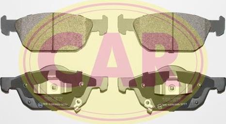 CAR PNT1991 - Brake Pad Set, disc brake autospares.lv