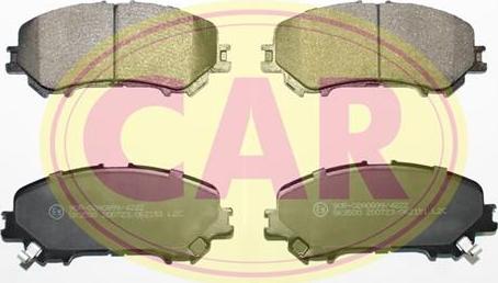 CAR PNT1512 - Brake Pad Set, disc brake autospares.lv