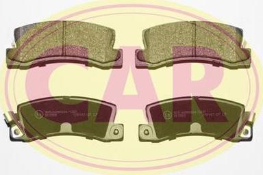 CAR PNT160 - Brake Pad Set, disc brake autospares.lv