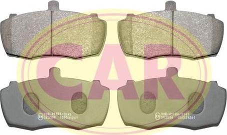 CAR PNT162 - Brake Pad Set, disc brake autospares.lv