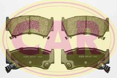 CAR PNT1011 - Brake Pad Set, disc brake autospares.lv