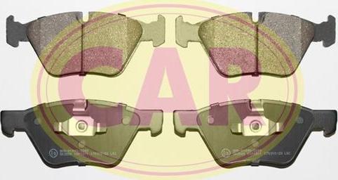 CAR PNT1151 - Brake Pad Set, disc brake autospares.lv