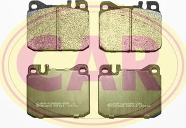 CAR PNT112 - Brake Pad Set, disc brake autospares.lv