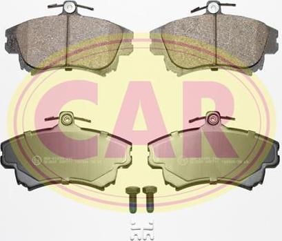 CAR PNT117 - Brake Pad Set, disc brake autospares.lv