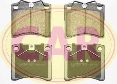 CAR PNT136 - Brake Pad Set, disc brake autospares.lv