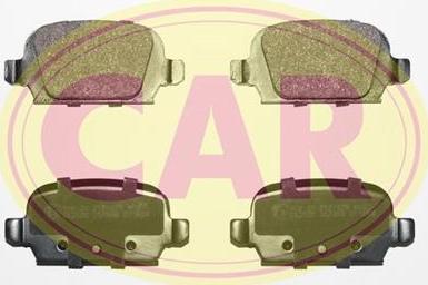 CAR PNT899 - Brake Pad Set, disc brake autospares.lv