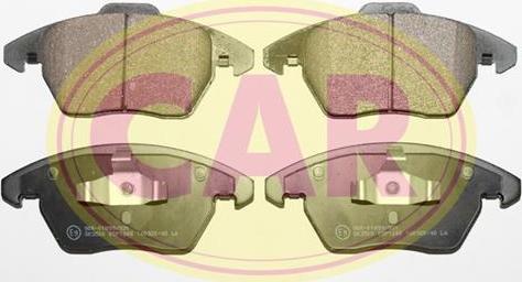 CAR PNT8421 - Brake Pad Set, disc brake autospares.lv