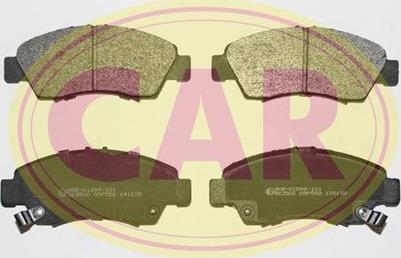 CAR PNT855 - Brake Pad Set, disc brake autospares.lv