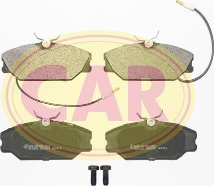 CAR PNT852 - Brake Pad Set, disc brake autospares.lv