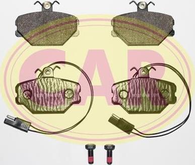 CAR PNT864 - Brake Pad Set, disc brake autospares.lv