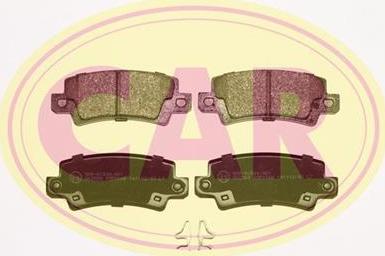 CAR PNT8601 - Brake Pad Set, disc brake autospares.lv