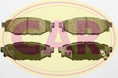 CAR PNT8041 - Brake Pad Set, disc brake autospares.lv