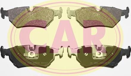 CAR PNT814 - Brake Pad Set, disc brake autospares.lv