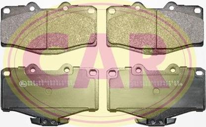 CAR PNT835 - Brake Pad Set, disc brake autospares.lv